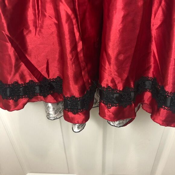 Leg Avenue burgundy red French maid costume dress, size large - Picture 7 of 16